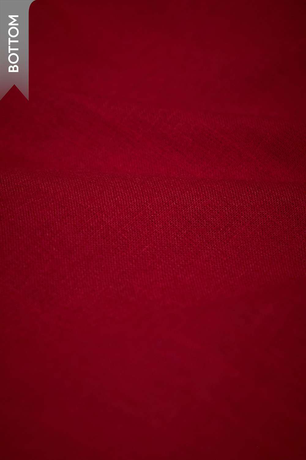 Red Block Printed Pure Cotton Unstitched Suit Set image number null