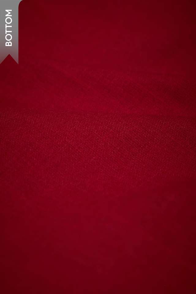 Red Block Printed Pure Cotton Unstitched Suit Set thumbnail image number null