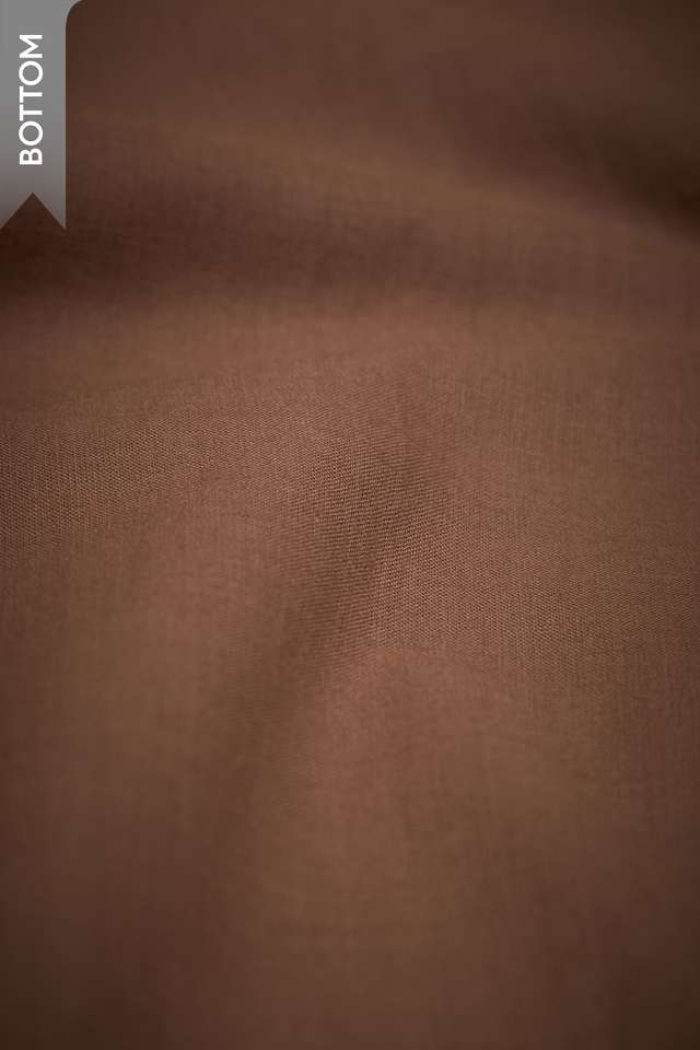 Beige Block Printed Pure Cotton Unstitched Suit Set thumbnail image number null
