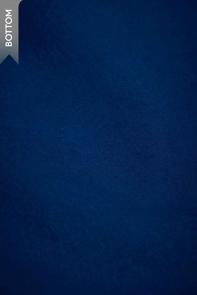 Dark Blue Viscose Block Printed Unstitched Suit Set thumbnail image number null