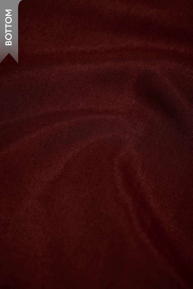 Brown Velvet Embroidered Unstitched Suit Set thumbnail image number null