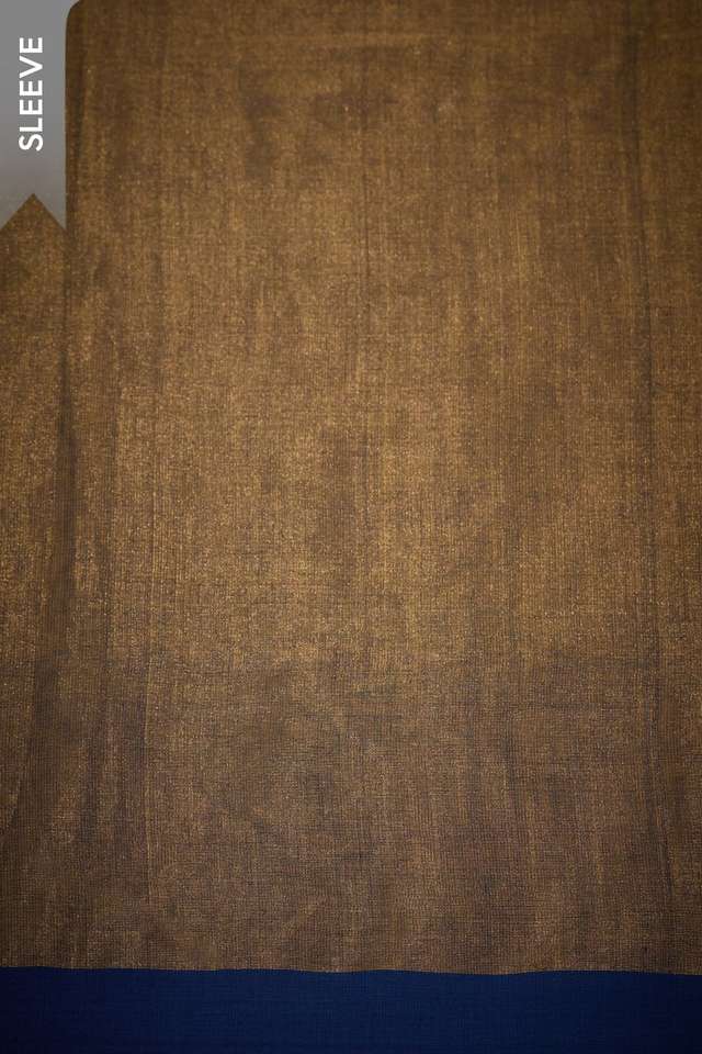 Gold Pure Tissue Cotton Embroidered Unstitched Suit Set thumbnail image number null