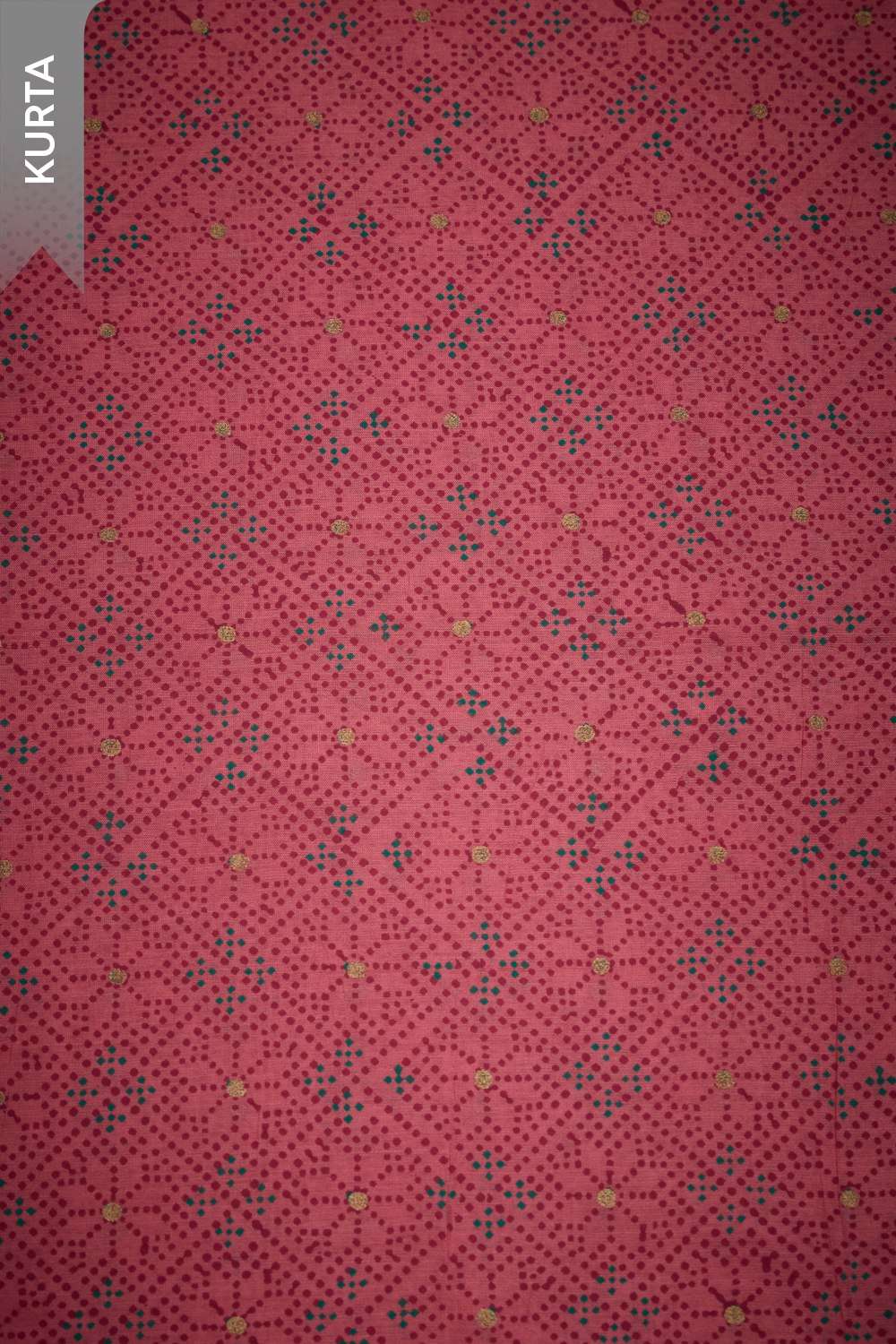 Pink Block Printed Pure Silk Cotton Unstitched Suit Set image number null