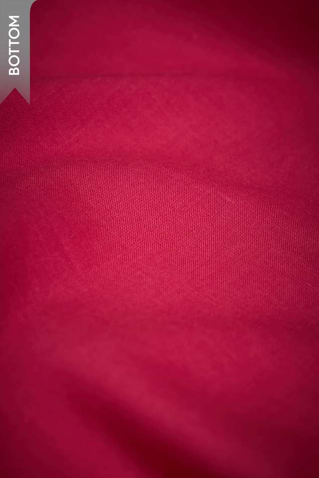 Dark Pink Screen Printed Pure Silk Cotton Unstitched Suit Set thumbnail image number null