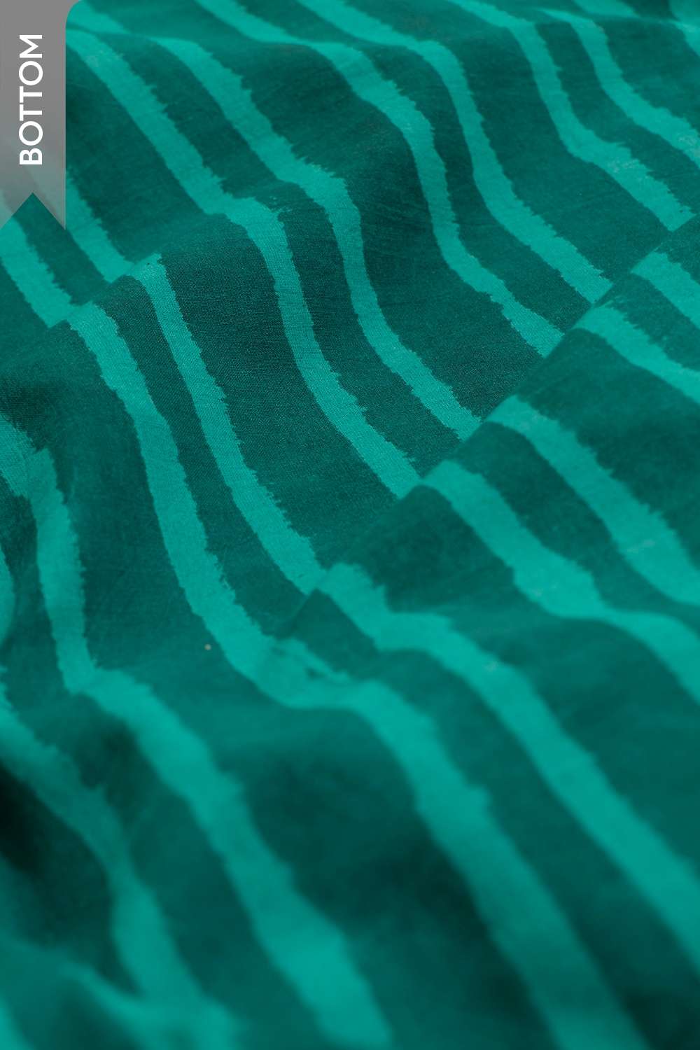 Green Pure Cotton Dabu Block Printed Unstitched Suit Set image number null