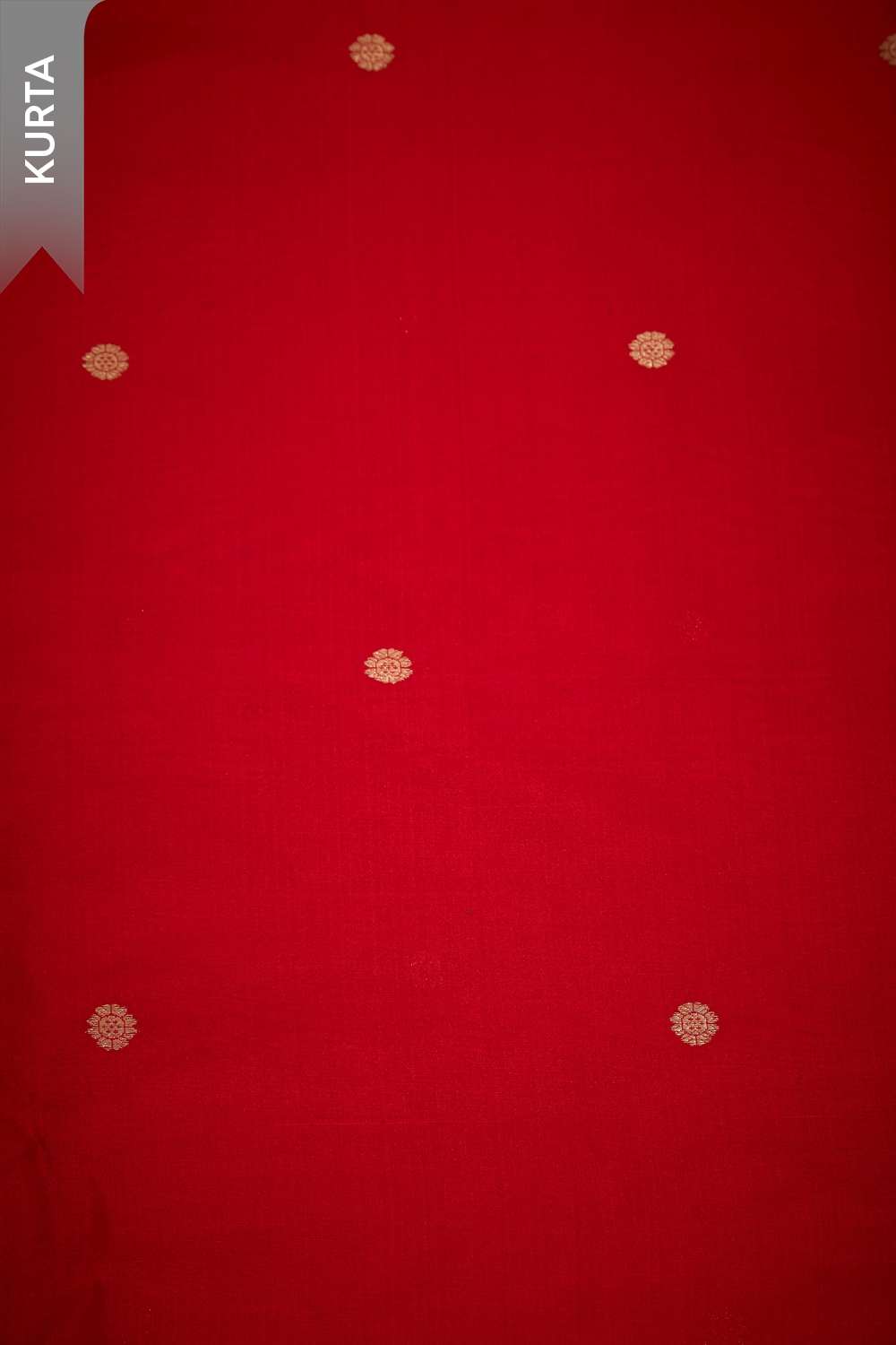 Red Woven Silk Viscose Unstitched Suit Set image number null