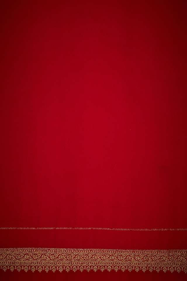 Red Embroidered Viscose Unstitched Suit Set thumbnail image number null