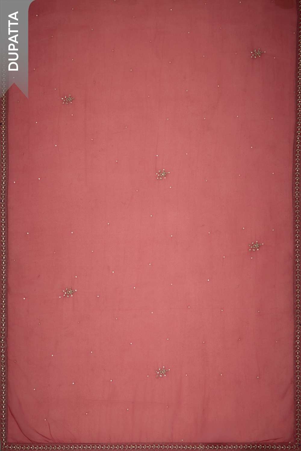 Pink Embroidered Pure Silk Cotton Unstitched Suit Set image number null