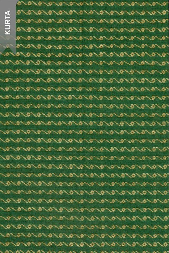 Dark Green Woven Pure Cotton Unstitched Suit Set thumbnail image number null