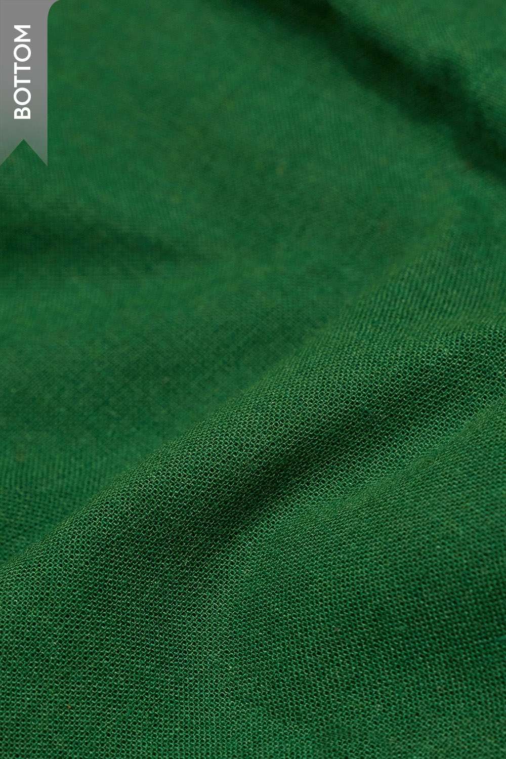 Dark Green Woven Pure Cotton Unstitched Suit Set image number null