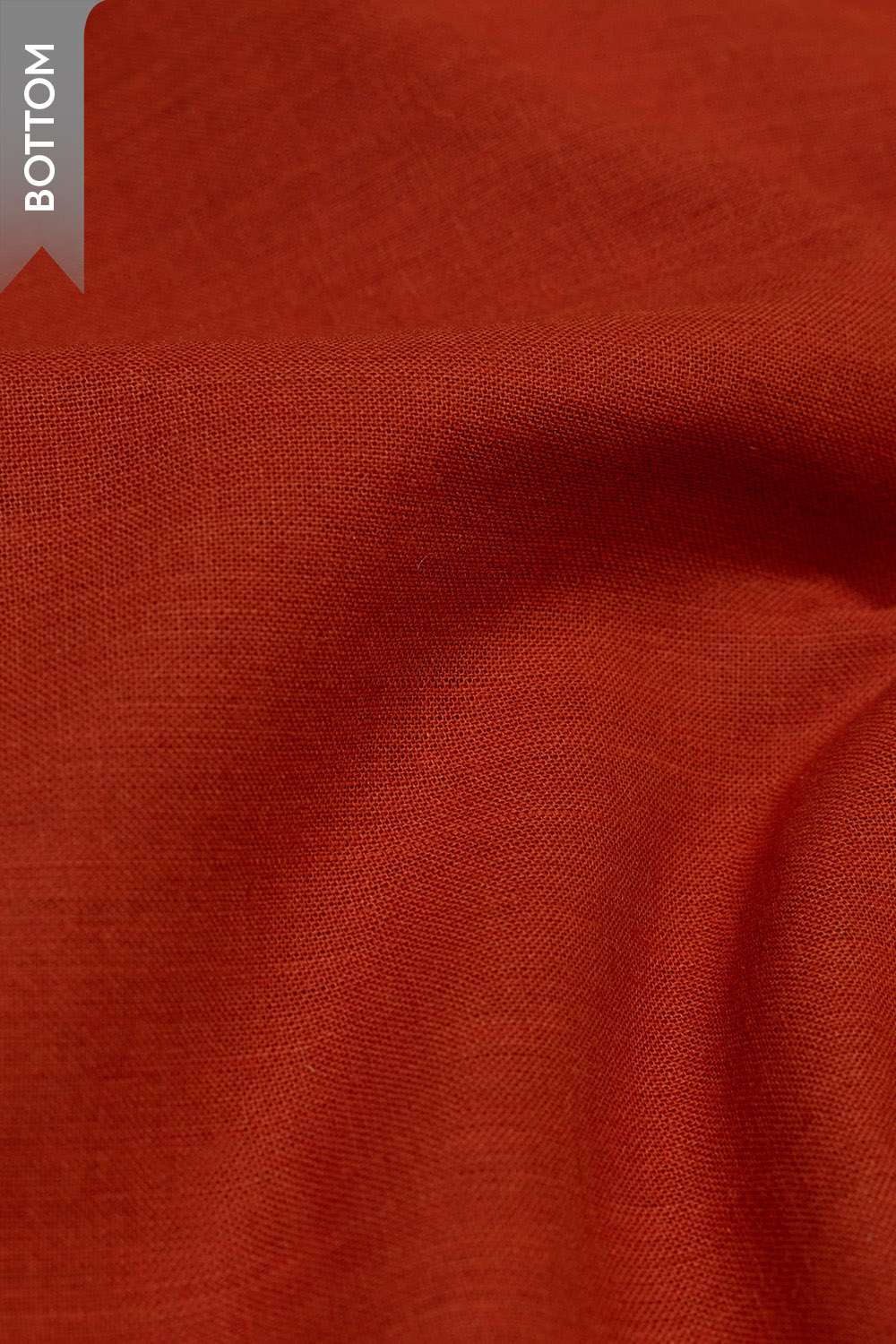 Dark Orange Woven Pure Cotton Unstitched Suit Set image number null
