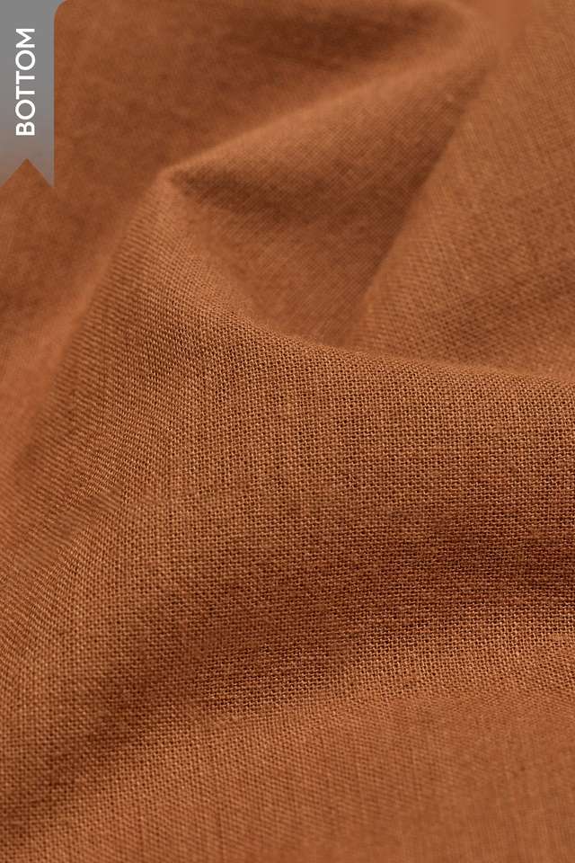 Brown Woven Pure Cotton Unstitched Suit Set thumbnail image number null
