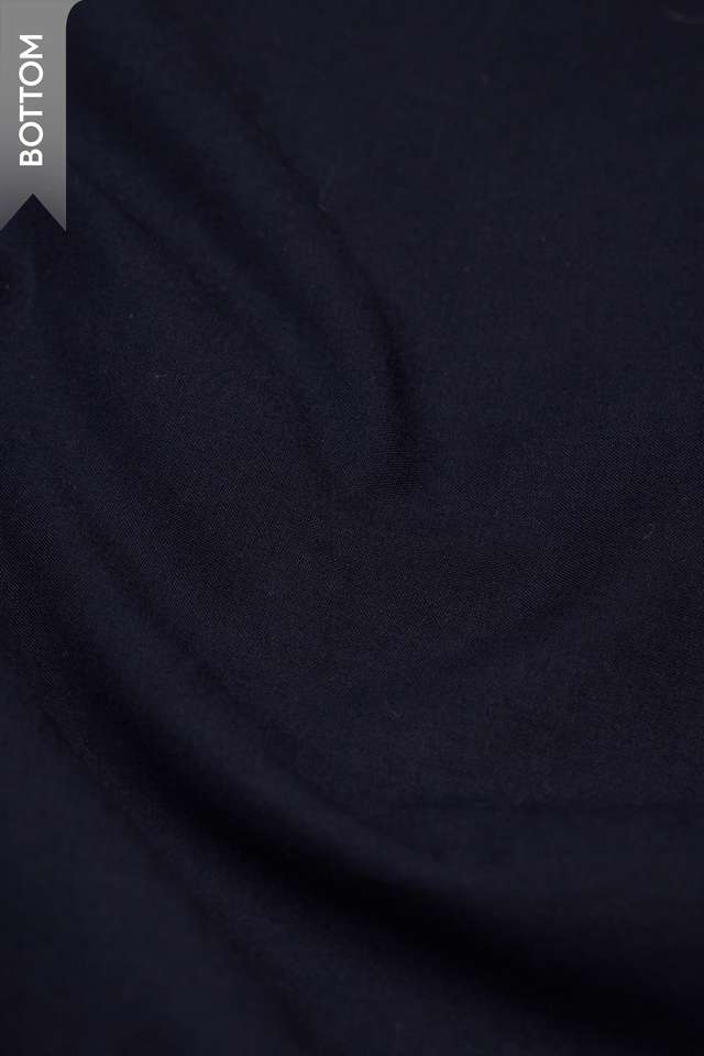 Dark Blue Pure Cotton Ajrakh Embroidered Unstitched Suit Set thumbnail image number null