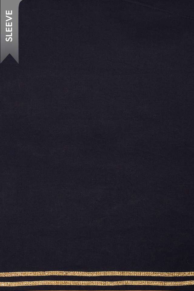 Dark Blue Pure Cotton Ajrakh Embroidered Unstitched Suit Set thumbnail image number null