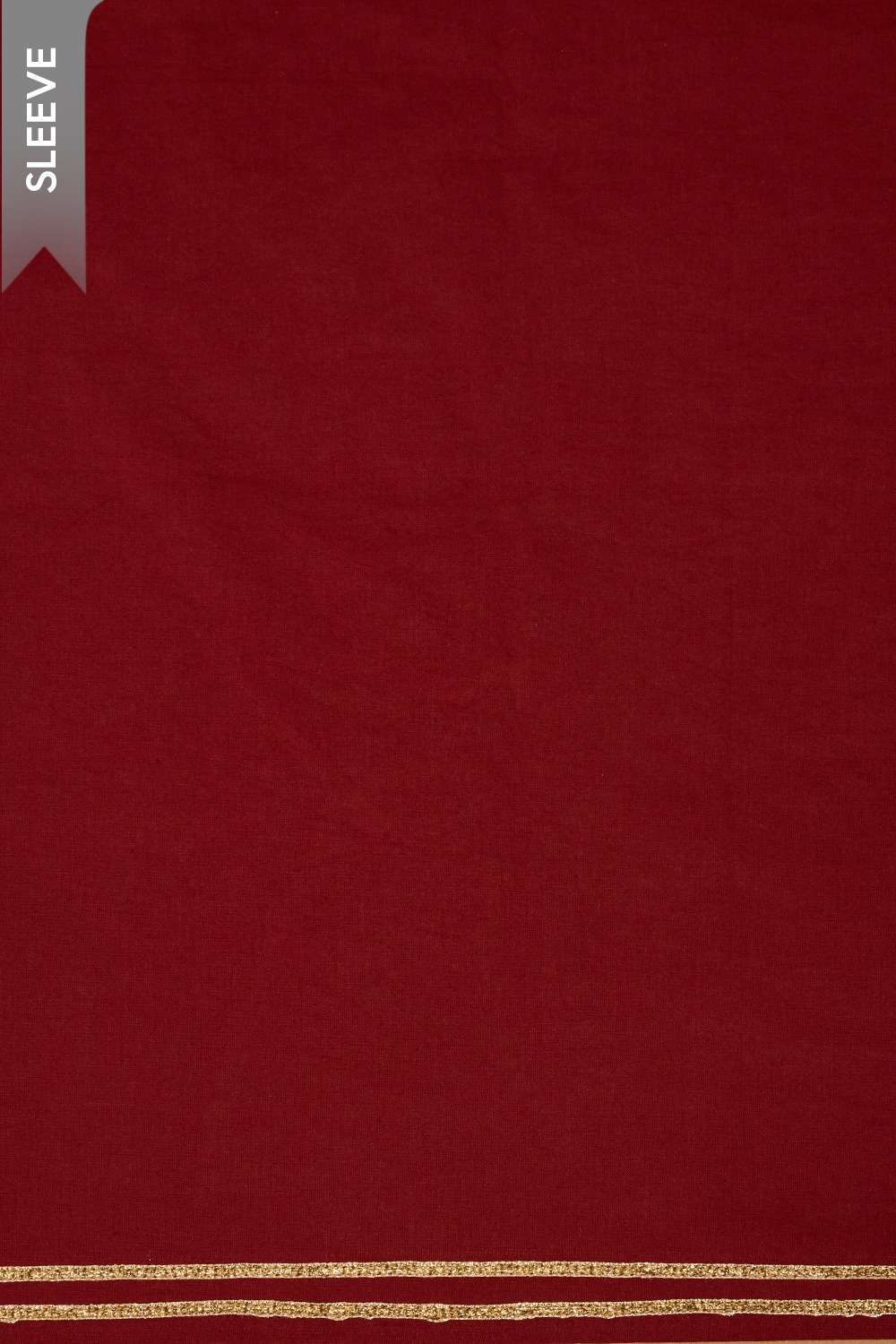 Dark Red Pure Cotton Ajrakh Embroidered Unstitched Suit Set image number null
