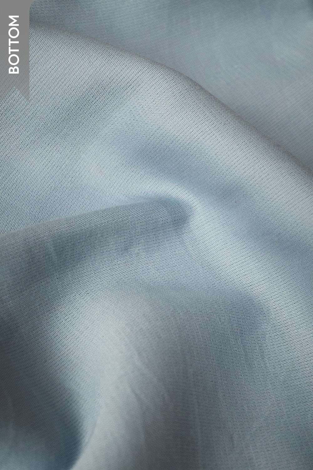 Light Blue Pure Viscose Embroidered Unstitched Suit Set image number null