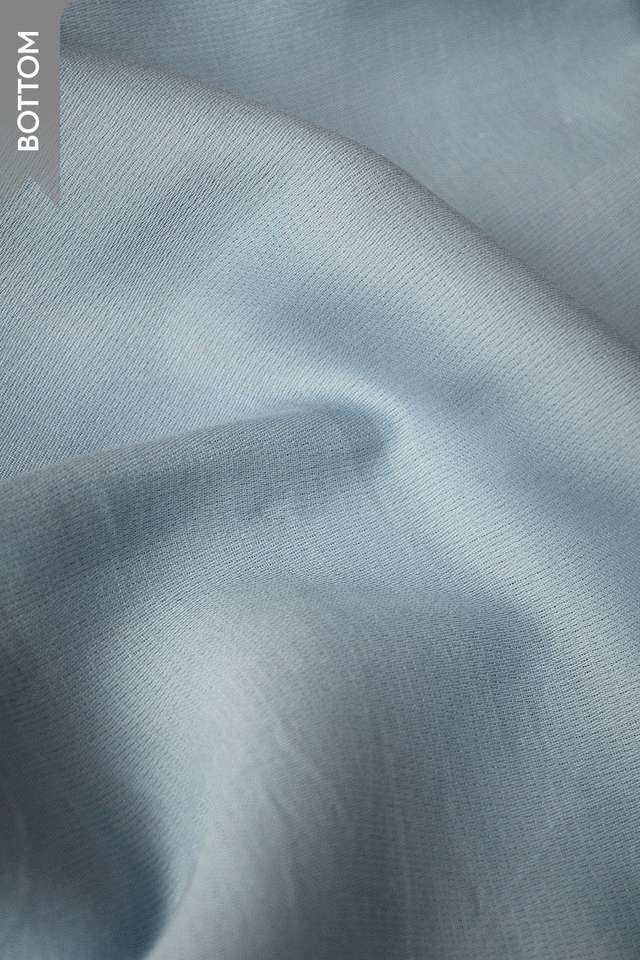 Light Blue Pure Viscose Embroidered Unstitched Suit Set thumbnail image number null