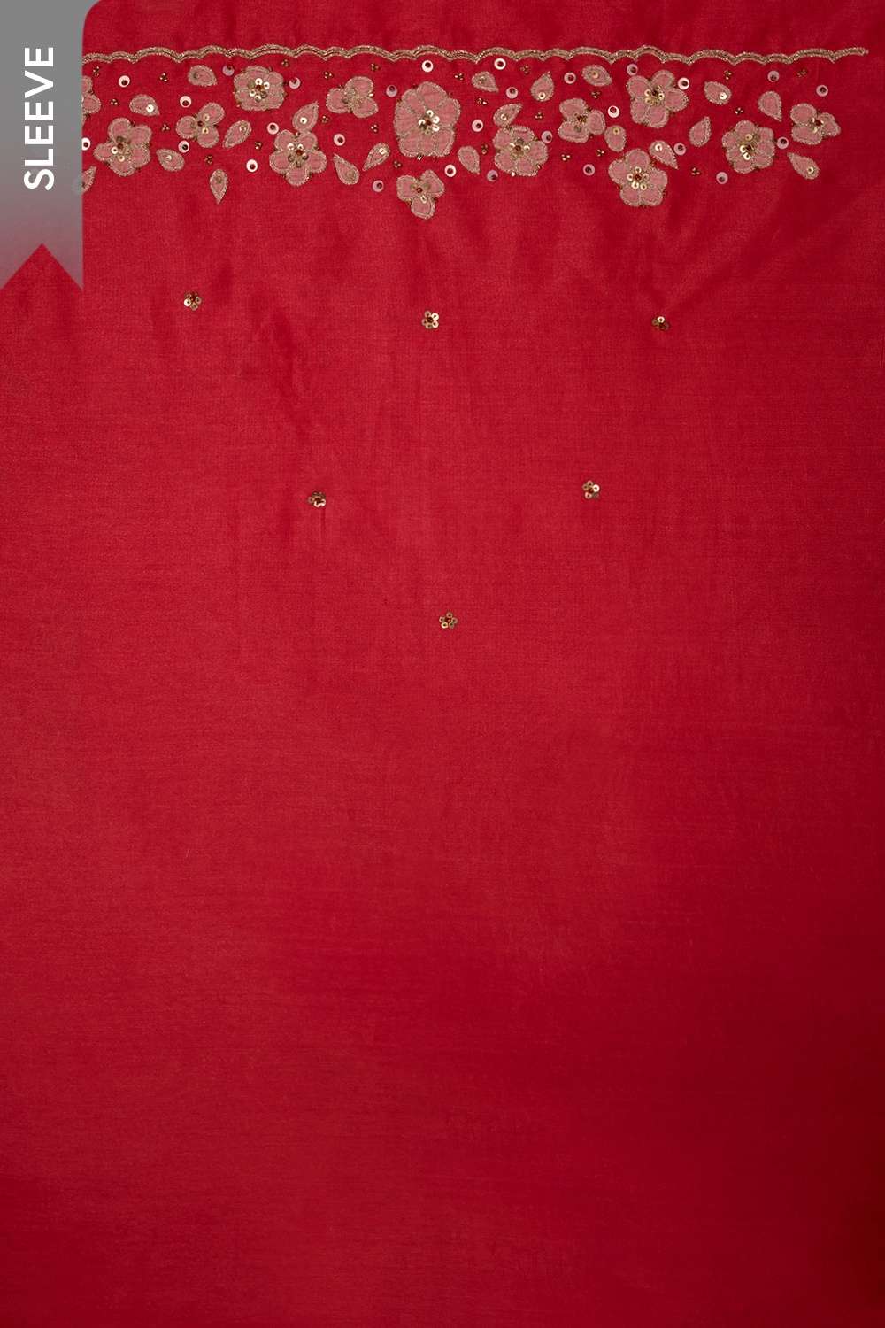 Pink Pure Silk Cotton Embroidered Unstitched Suit Set image number null
