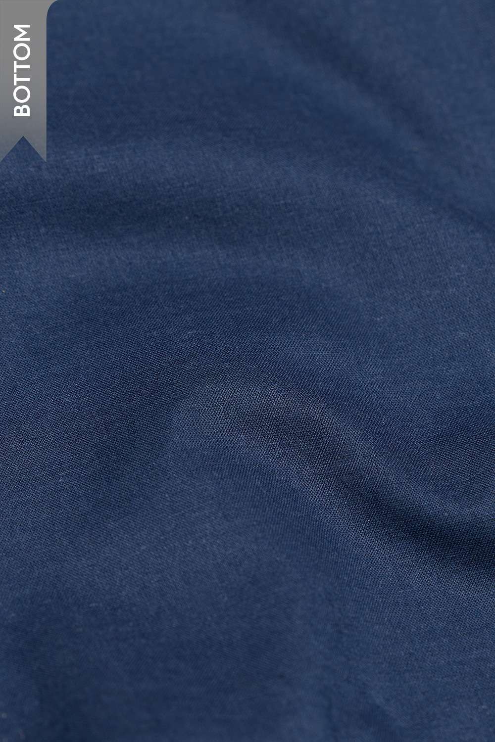Blue Pure Cotton Embroidered Unstitched Suit Set image number null