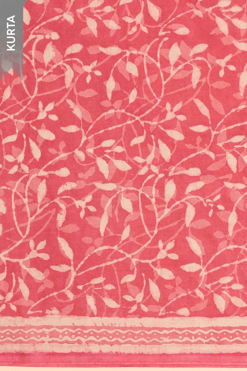 Pink Pure Cotton Dabu Block Printed Unstitched Suit Set image number null