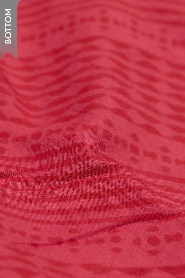 Pink Pure Cotton Dabu Block Printed Unstitched Suit Set thumbnail image number null