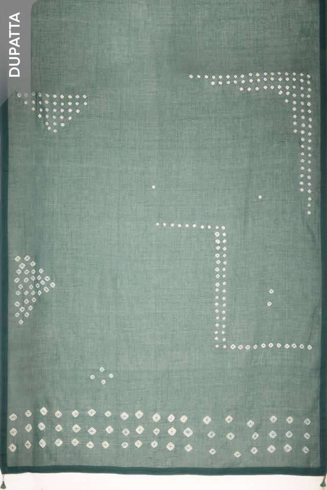 Blue Pure Cotton Embroidered Unstitched Suit Set thumbnail image number null