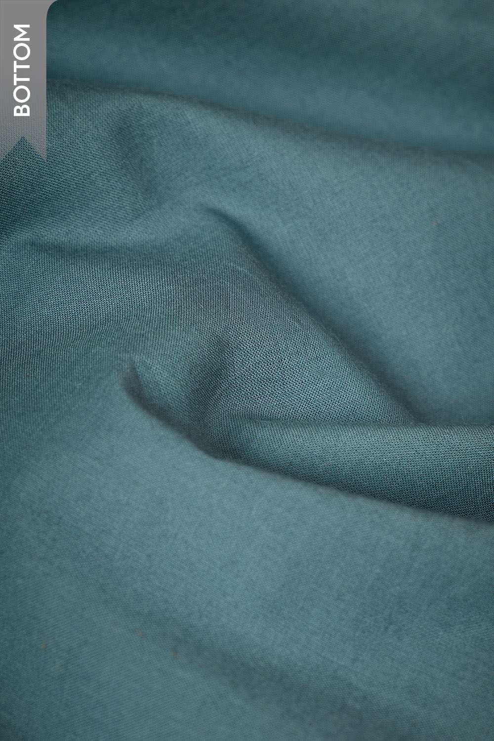 Blue Pure Cotton Embroidered Unstitched Suit Set image number null