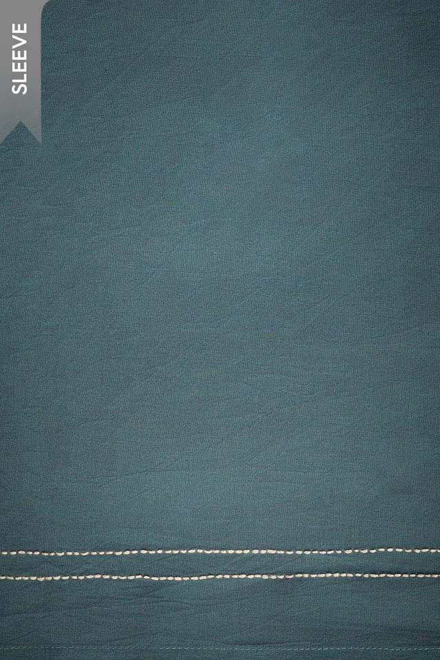Blue Pure Cotton Embroidered Unstitched Suit Set thumbnail image number null