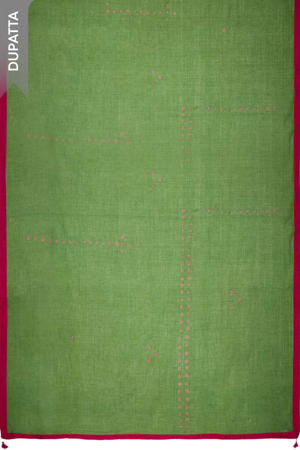 Dark Pink Pure Viscose Embroidered Unstitched Suit Set image number null