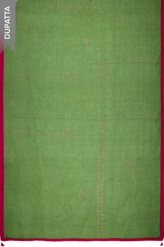 Dark Pink Pure Viscose Embroidered Unstitched Suit Set thumbnail image number null