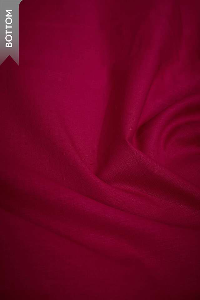 Pink Pure Silk Cotton Gota Patti Unstitched Suit Set thumbnail image number null