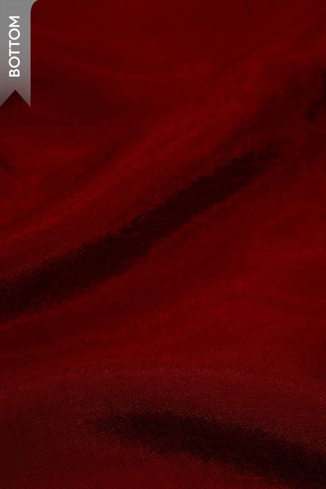 Red Pure Viscose Embroidered Unstitched Suit Set thumbnail image number null