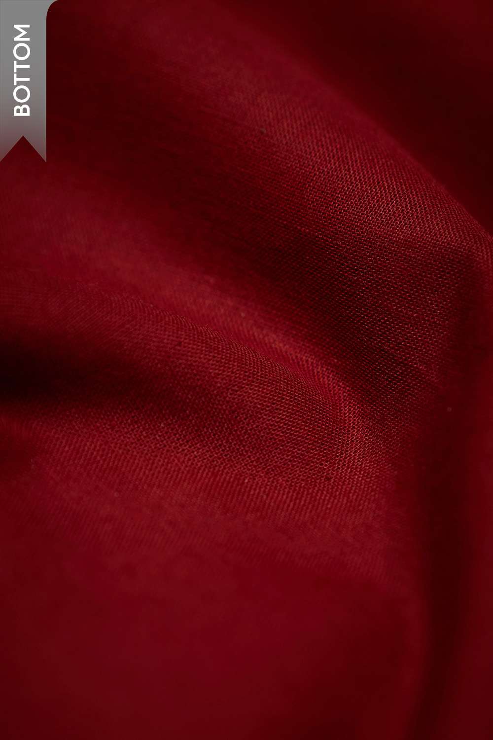 Dark Red Pure Tussar Viscose Ajarakh Unstitched Suit Set image number null