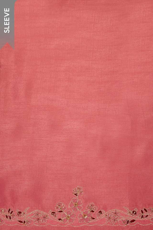 Pink Pure Viscose Embroidered Unstitched Suit Set thumbnail image number null