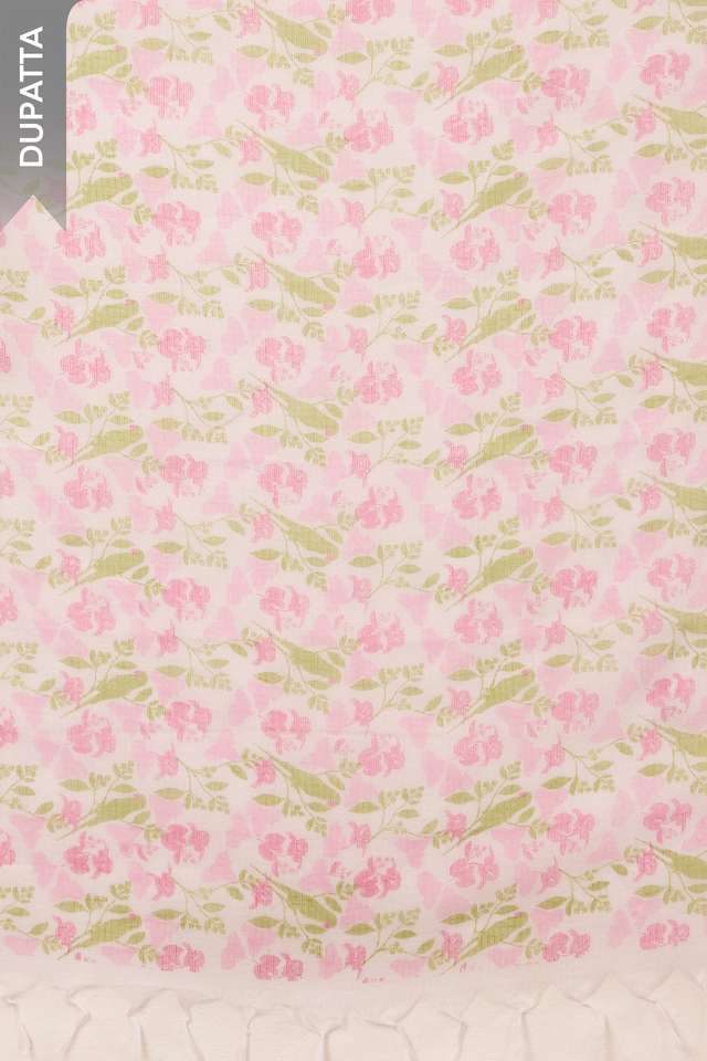 Light Pink Pure Cotton Embroidered Unstitched Suit Set thumbnail image number null