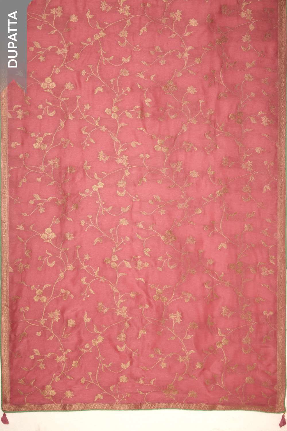 Green Pure Viscose Woven Unstitched Suit Set image number null