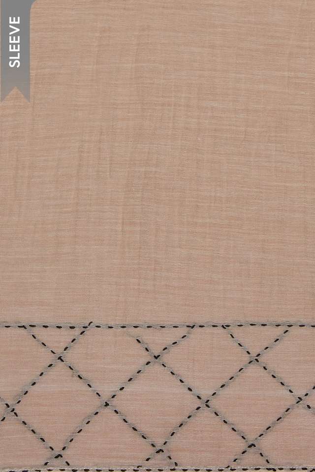 Off White Pure Silk Cotton Embroidered Unstitched Suit Set thumbnail image number null
