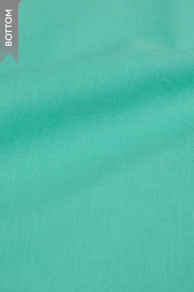 Light Blue Pure Cotton Embroidered Unstitched Suit Set thumbnail image number null