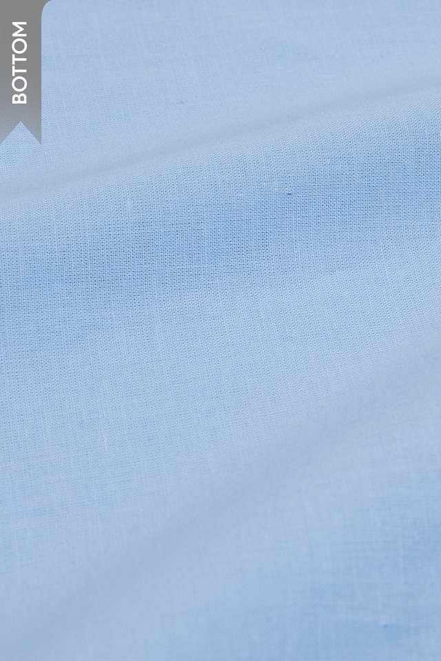 Light Blue Pure Cotton Embroidered Unstitched Suit Set thumbnail image number null