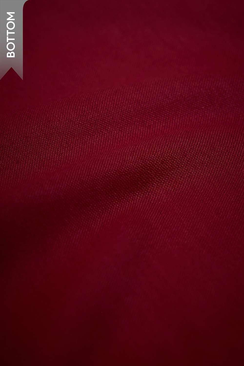 Red Screen Printed Pure Tussar Silk Unstitched Suit Set image number null