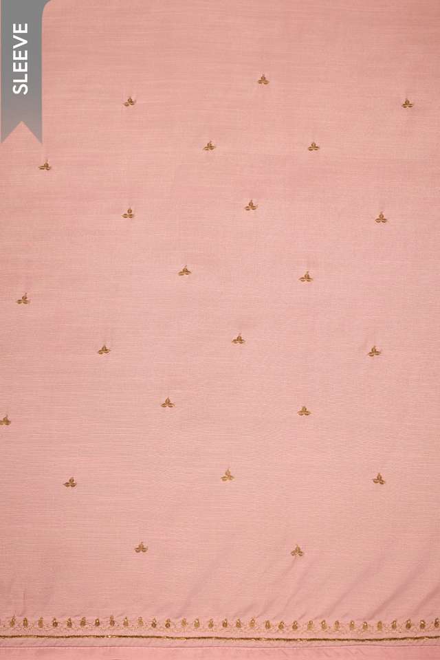 Light Pink Viscose Embroidered Unstitched Suit Set thumbnail image number null