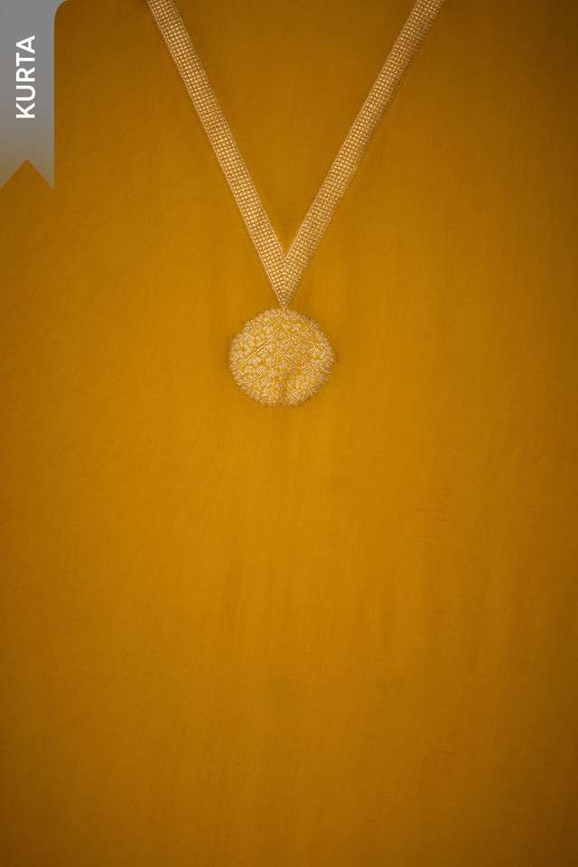 Yellow Woven Viscose Unstitched Suit Set thumbnail image number null