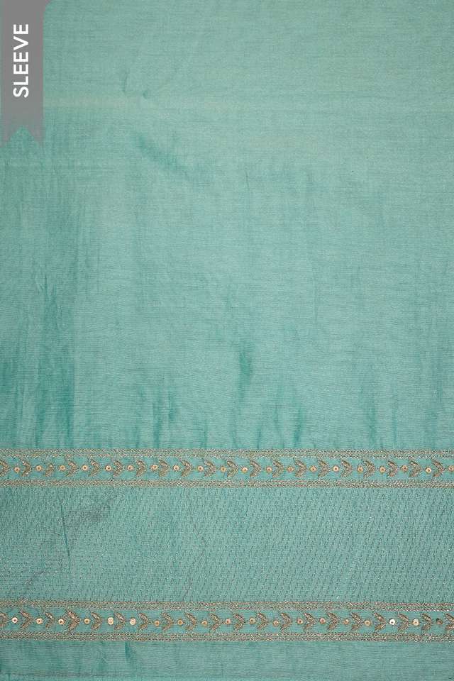 Light Blue Pure Silk Cotton Embroidered Unstitched Suit Set thumbnail image number null
