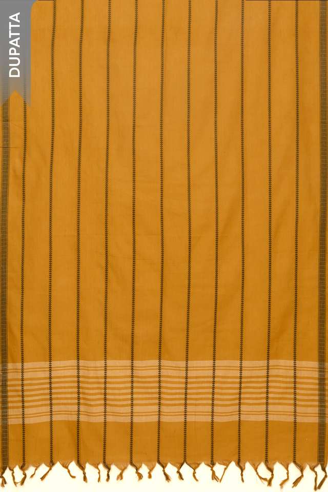 Dark Green Woven Pure Cotton Unstitched Suit Set thumbnail image number null