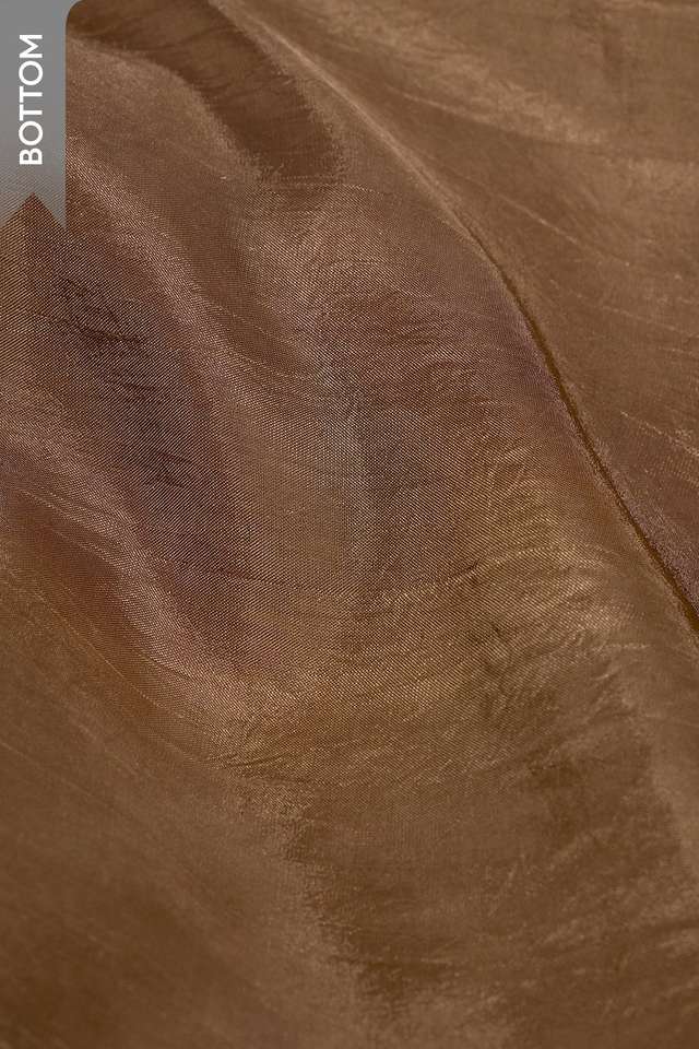 Brown Viscose Tissue Embroidered Unstitched Suit Set thumbnail image number null