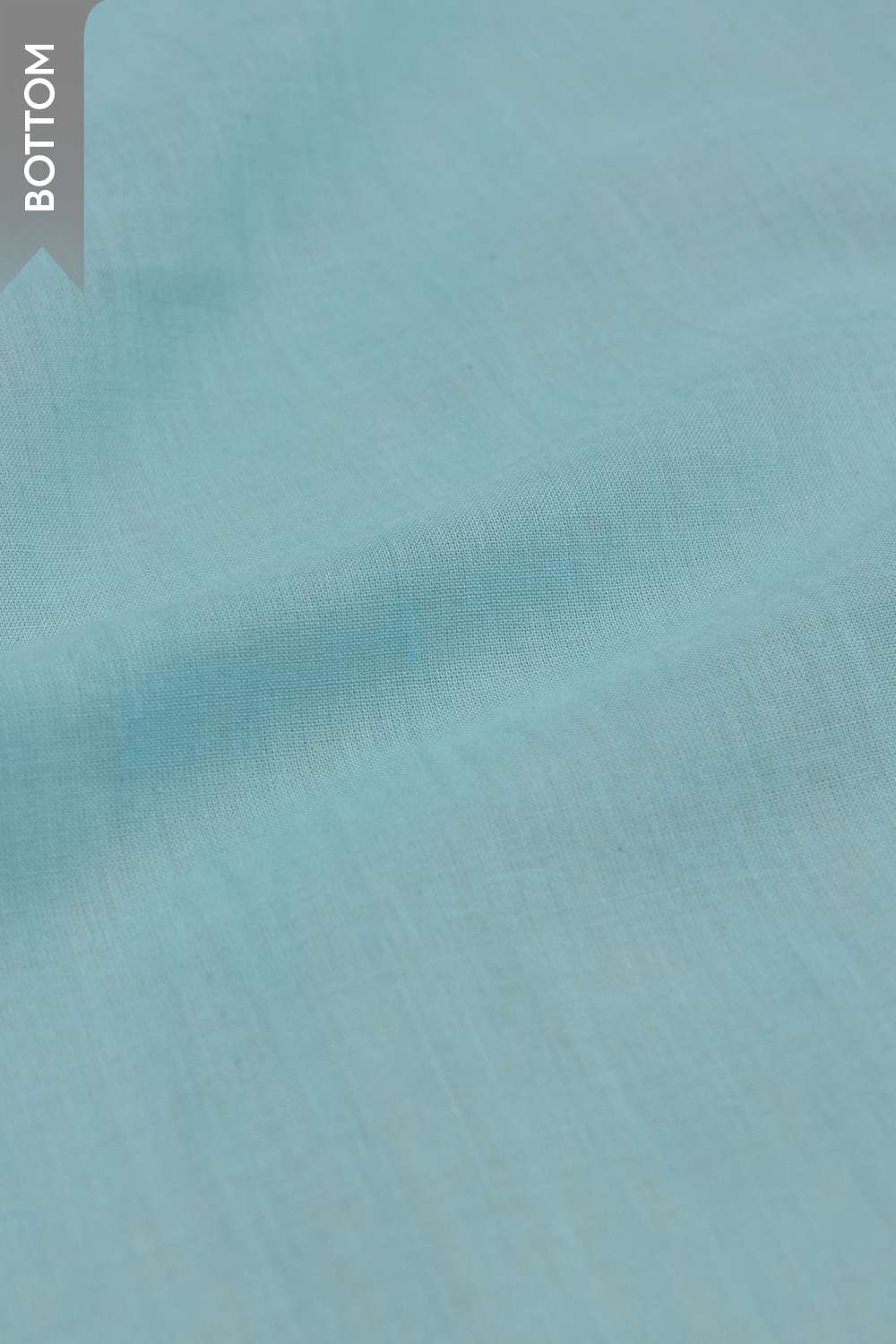 Light Blue Block Printed Pure Cotton Unstitched Suit Set image number null