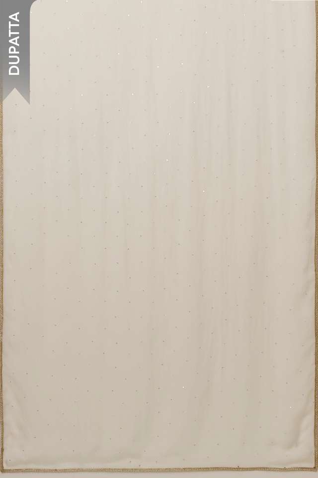 Off White Viscose Embroidered Unstitched Suit Set thumbnail image number null