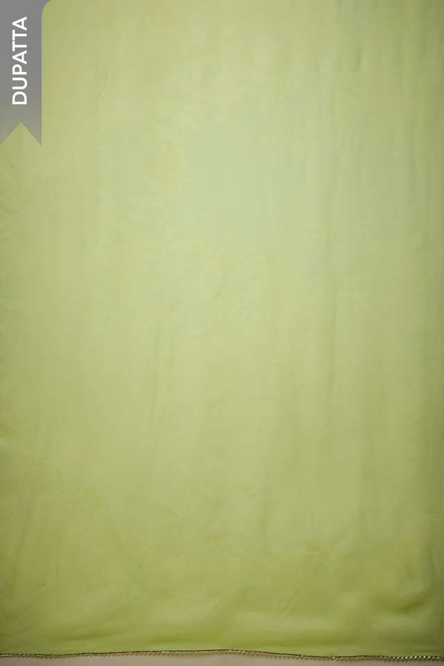 Green Viscose Embroidered Unstitched Suit Set thumbnail image number null