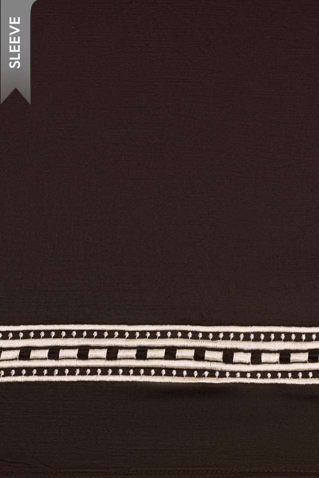 Black Viscose Embroidered Unstitched Suit Set thumbnail image number null