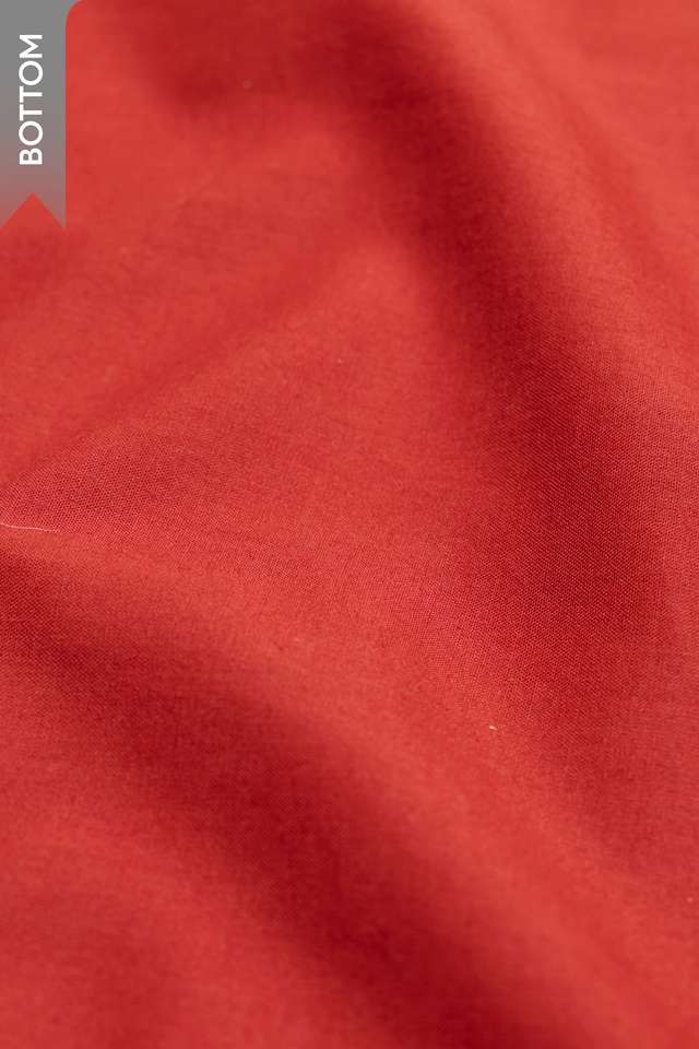 Dark Red Pure Cotton Embroidered Unstitched Suit Set thumbnail image number null